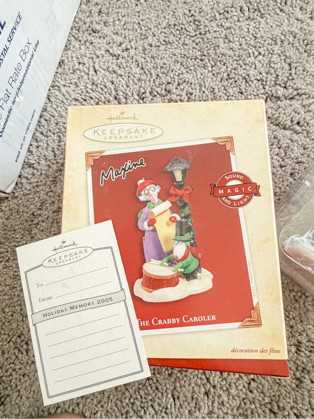 Hallmark Keepsake Ornament The Crabby Caroler - Red